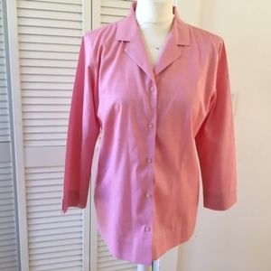 Vintage Eddie Bauer pink shirt blouse